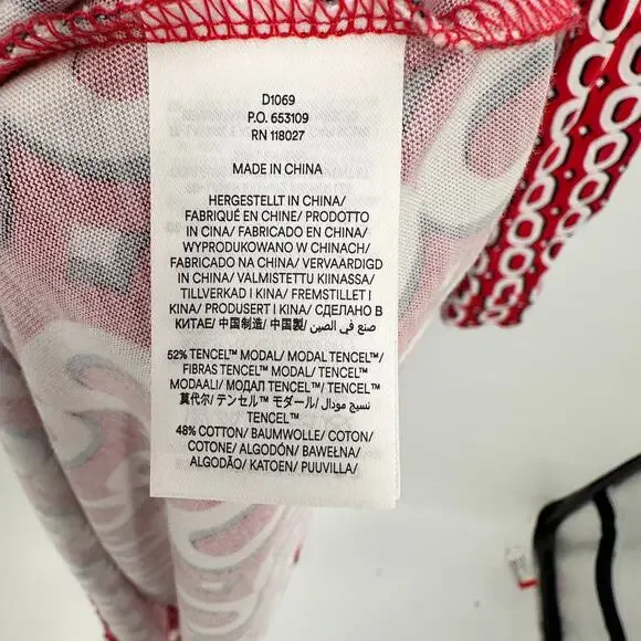 BODEN Laura Jersey Midi Shirt in Red Chain Pattern // 8 - Picture 10 of 13